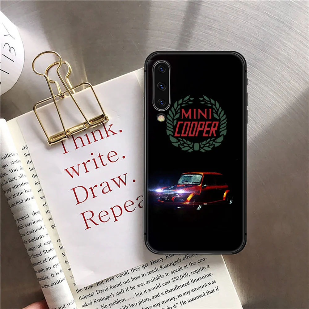 

Car Logo Mini Cooper Phone Case Cover For Samsung Galaxy A 3 5 7 10 20 20E 21S 30 30S 40 50 51 70 71 S Black Prime Tpu Painting