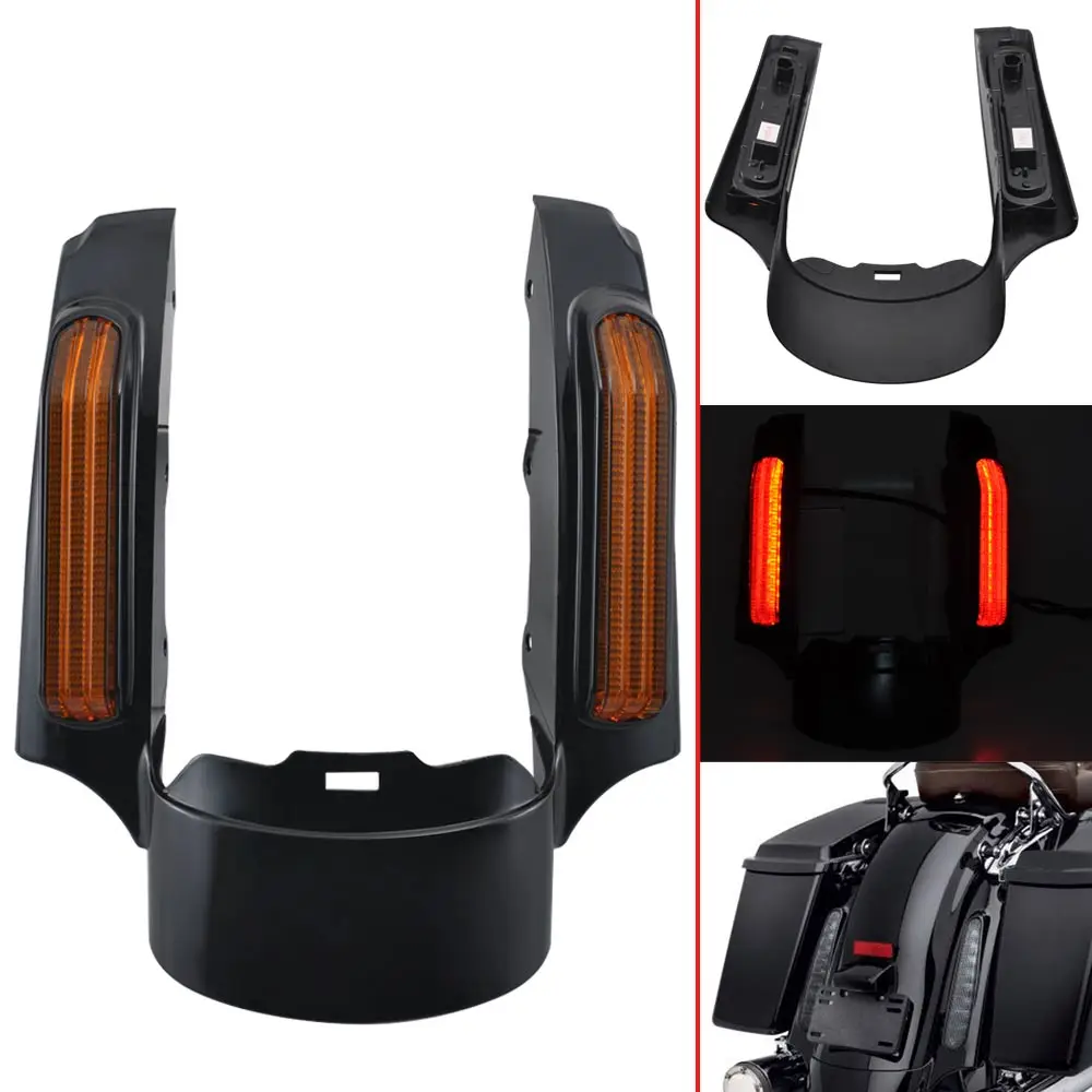 

Мотоцикл светодиодный фонарь светильник заднее крыло расширение панель для 14-позже Harley Touring FLHR FLHTCU FLHX FLHXS ультра ограниченной