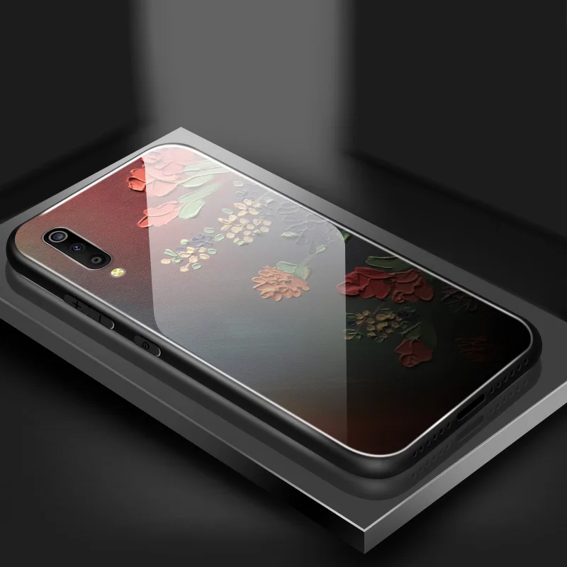 Для samsung Galaxy A40 A10 A20 A30 A50 A8S A6S A70 A80 A90 закаленное Стекло чехол J4Plus M10 M20 M30 Note9 роскошный защитный чехол