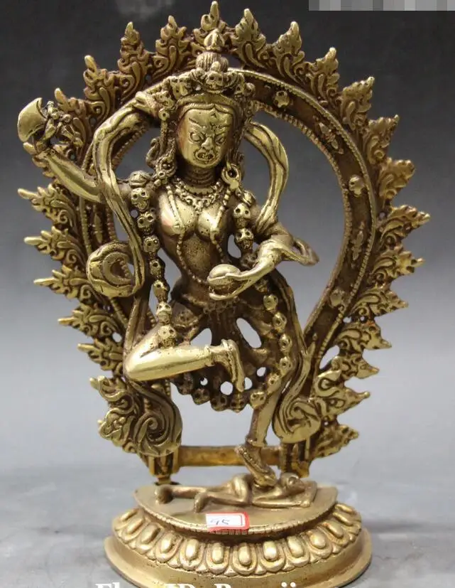Подставка для тибетского буддизма статуя Vajrayogini Vajravarahi Будда держит Faqi|Статуи и