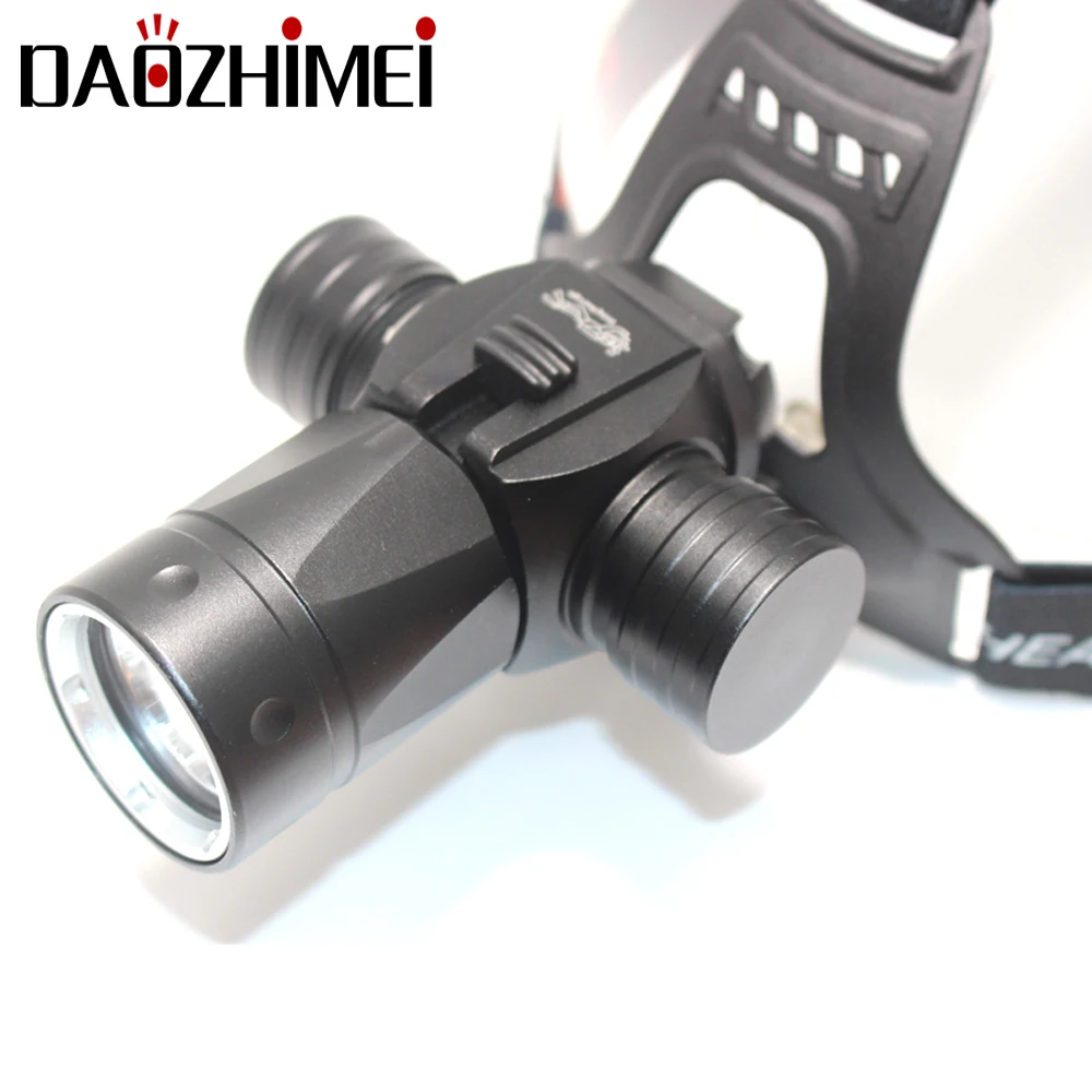 

100 Meters Diving Headlight Underwater Lamp XML L2 scuba diving yellow/White light headlamp Waterproof Stepless Dimming torch