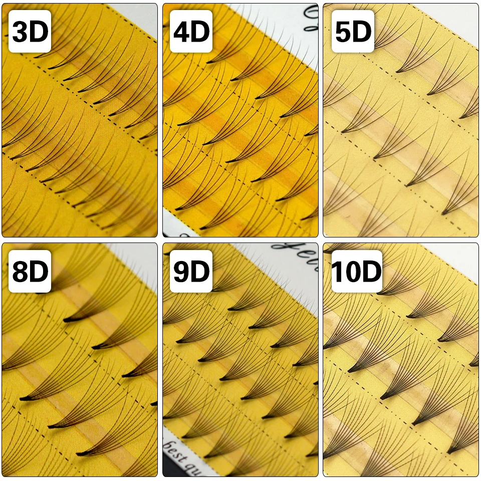 Красная сирена 60 шт./лот наращивание ресниц 3D/4D/5D/8D/9D/10D Индивидуальные ресницы предварительно сделанные объемные вентиляторы норковые ресницы расширение