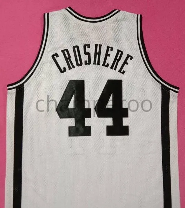 

#44 AUSTIN CROSHERE Providence black white Basketball Jersey Stitched Custom Any Number Name jerseys