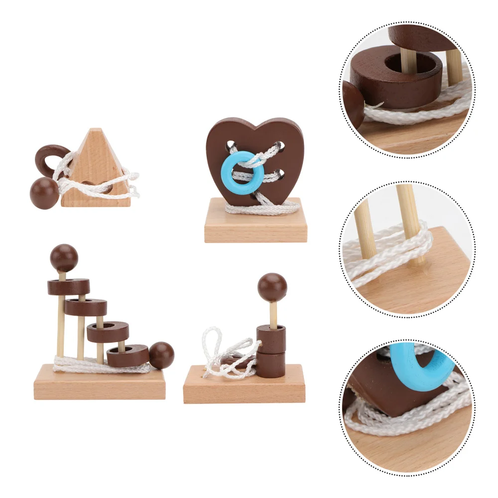 

1 Set of Funny Spatial Thinking Wooden Educational Education Plaything