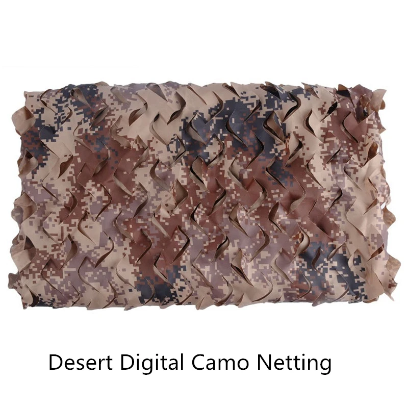 Desert Digital 1,5 м* 4 м домашние садовые беседки камуфляжная сетка военный автомобиль крышка Кемпинг Охота навес палатки для праздников солнцезащитный камуфляж сетка - Цвет: Desert Digital