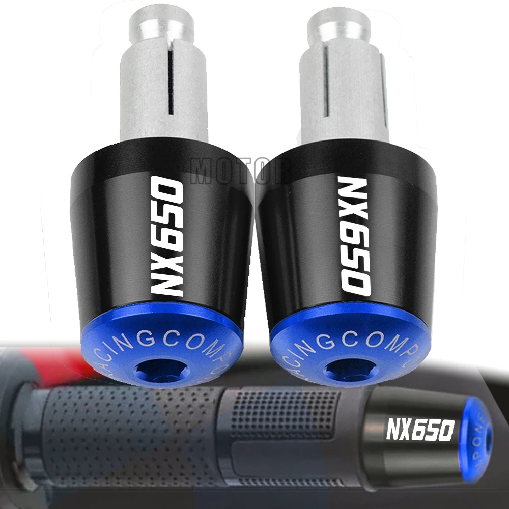 

For Honda NX650 J-X DOMINATOR 1988-1999 1998 1994 1995 1996 7/8" 22mm Motorcycle Handlebar Grips End Handle Bar Cap End Plug