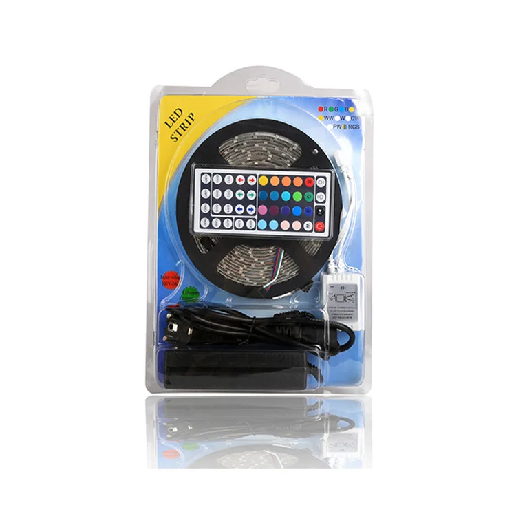 RGB44Key/RGB 24key затемнения 5050 2835 Светодиодный свет полосы 5 м/рулон водонепроницаемый