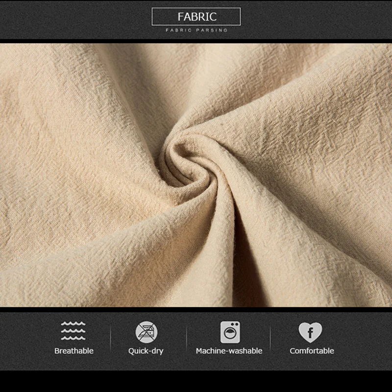 2 Pieces Men Cotton Linen Yoga Shirt Pants Set Casual Hippie Pajamas Long Sleeve T Shirt Spring Summer Autumn Dry Shirts Trouser