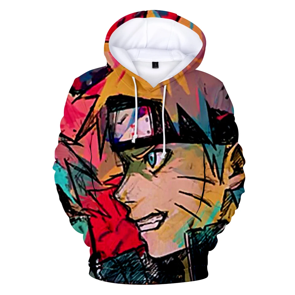 

Spring and autumn men's and women's hoodies 3d printing Japanese anime children's pullover sweater fashion