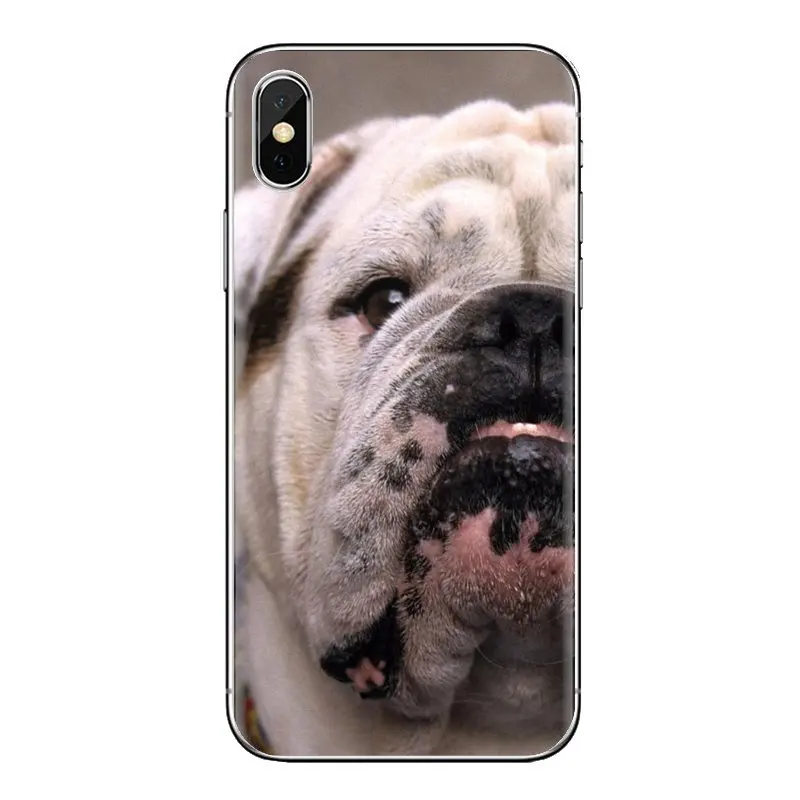 Soft Transparent Shell Covers dog bulldog Cute Art For Xiaomi Redmi 4 3 3S Pro Mi3 Mi4 Mi4i Mi4C Mi5 Mi5S Mi Max Note 2 |