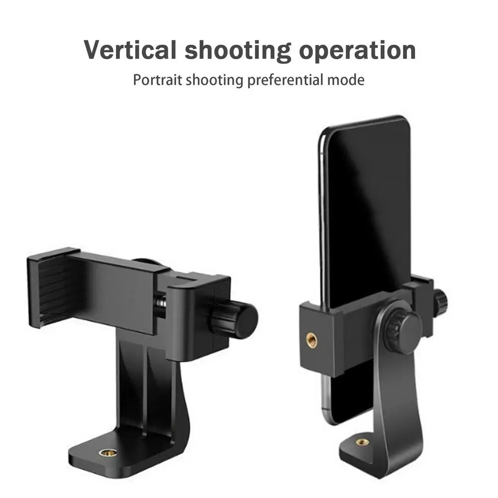 Адаптер для штатива Rovtop, держатель для сотового телефона, вертикальный, с поворотом на 360 градусов