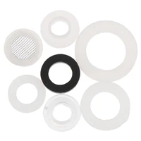 white black 12 34 1rubber ring silicon ptfe flat gasket sealing ring shower nozzle hose pipe bellows tube washer ring tools