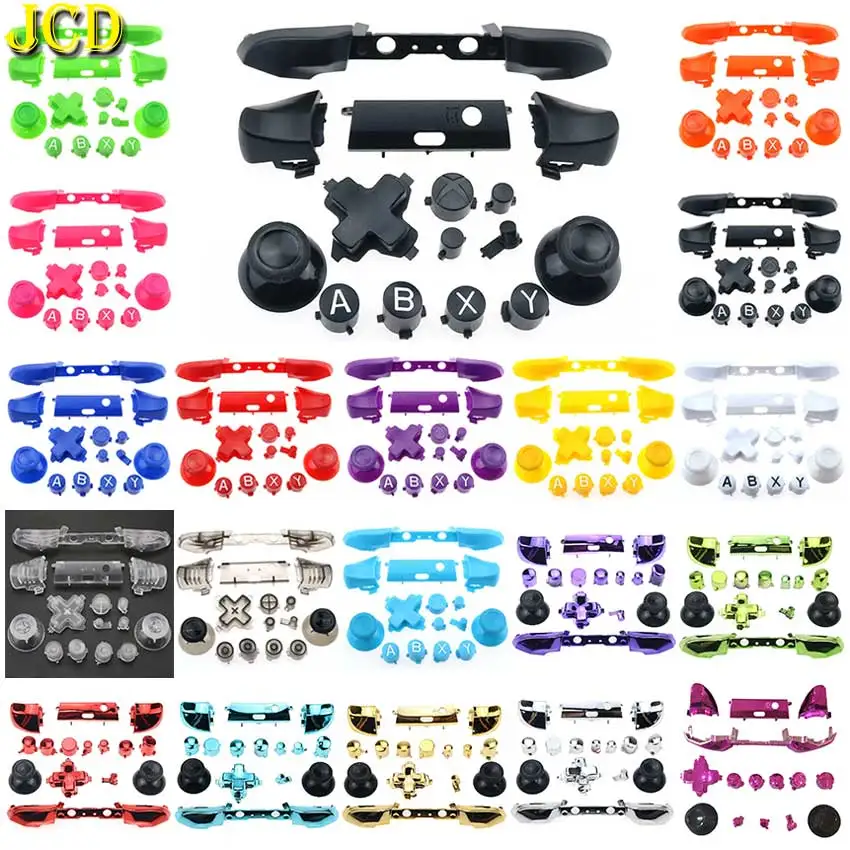 Набор полнокнопочных комплектов JCD для Microsoft XboxOne S тонкий контроллер крышка