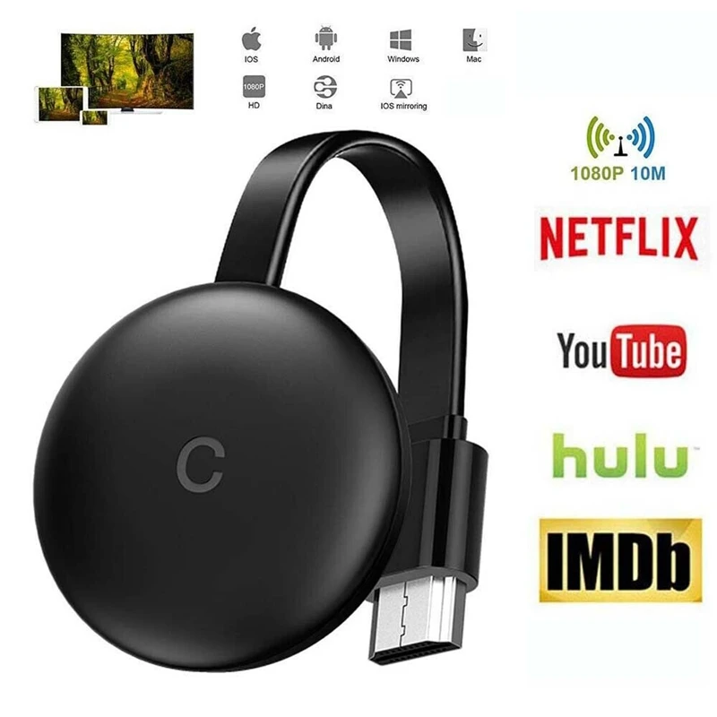 HDMI Беспроводной Дисплей приемник 5G 4K с Wi Fi 1080P мобильный Экран литой зеркального