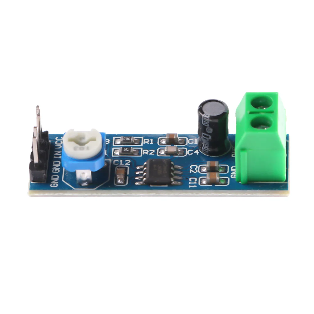 Mini LM386 модуль усилителя мощности звука 200 увеличение времени Плата моно 5в 12в