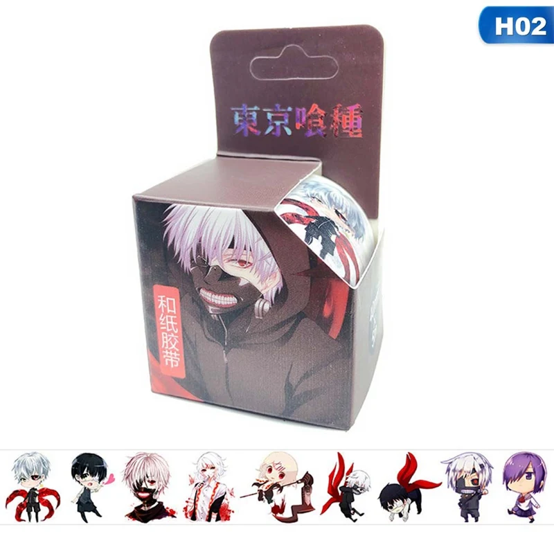 Аниме Токийский Гуль для косплея бумажная Васи лента клейкая наклейка