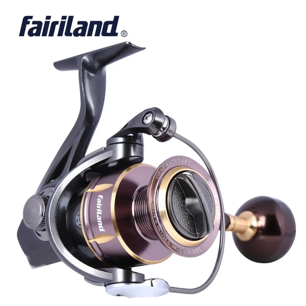 

Spinning Wheel CNC Machined 9BB+1RB Full Metal Spinning Reel 2000-5000 5.1:1 Aluminum Spinning Reels Grey Silver Fishing Reel