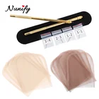 5 шт.лот сетка для изготовления париков и иглы для вентиляции, профессиональные инструменты для наращивания волос, инструменты для укладки парика