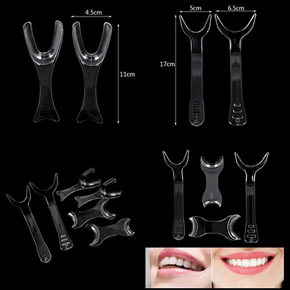 

4pcs/6pcs Dental Tooth Intraoral Lip Cheek Retractor Mouth Opener Set Orthodontic Brace Trays Dental Teeth Tools