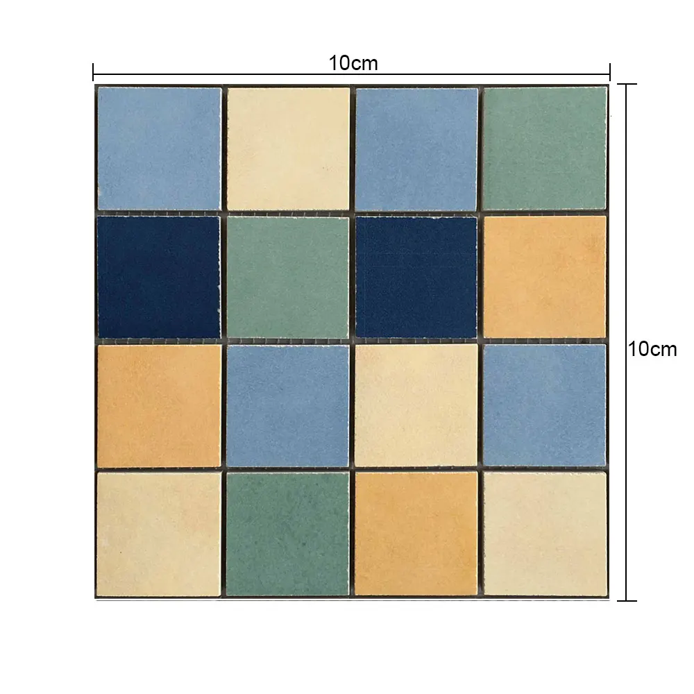 

MSC008 10pcs*10cm*10cm 3D mosaic creative tile stickers for home decoration DIY waterproof wall stickers and floor stickers