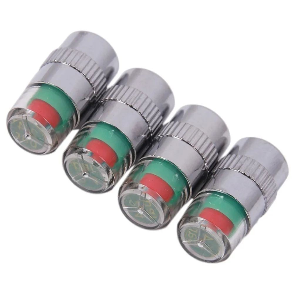 4pcs High Quality Car Tire Pressure Gauge Indicator Alert Monitoring Valve Cap Sensor For Motorcycle Auto Accessories | Автомобили и