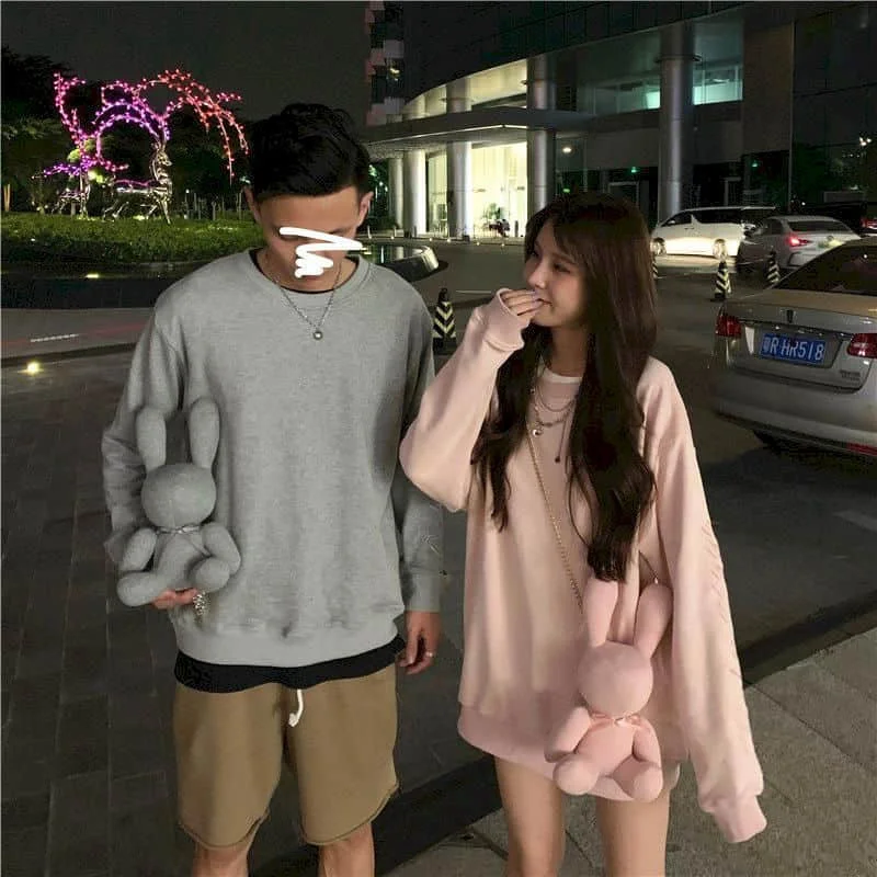 

Autumn Sweatshirt women's 2021 new Korean loose wild medium length Sweatshirt women's top ins