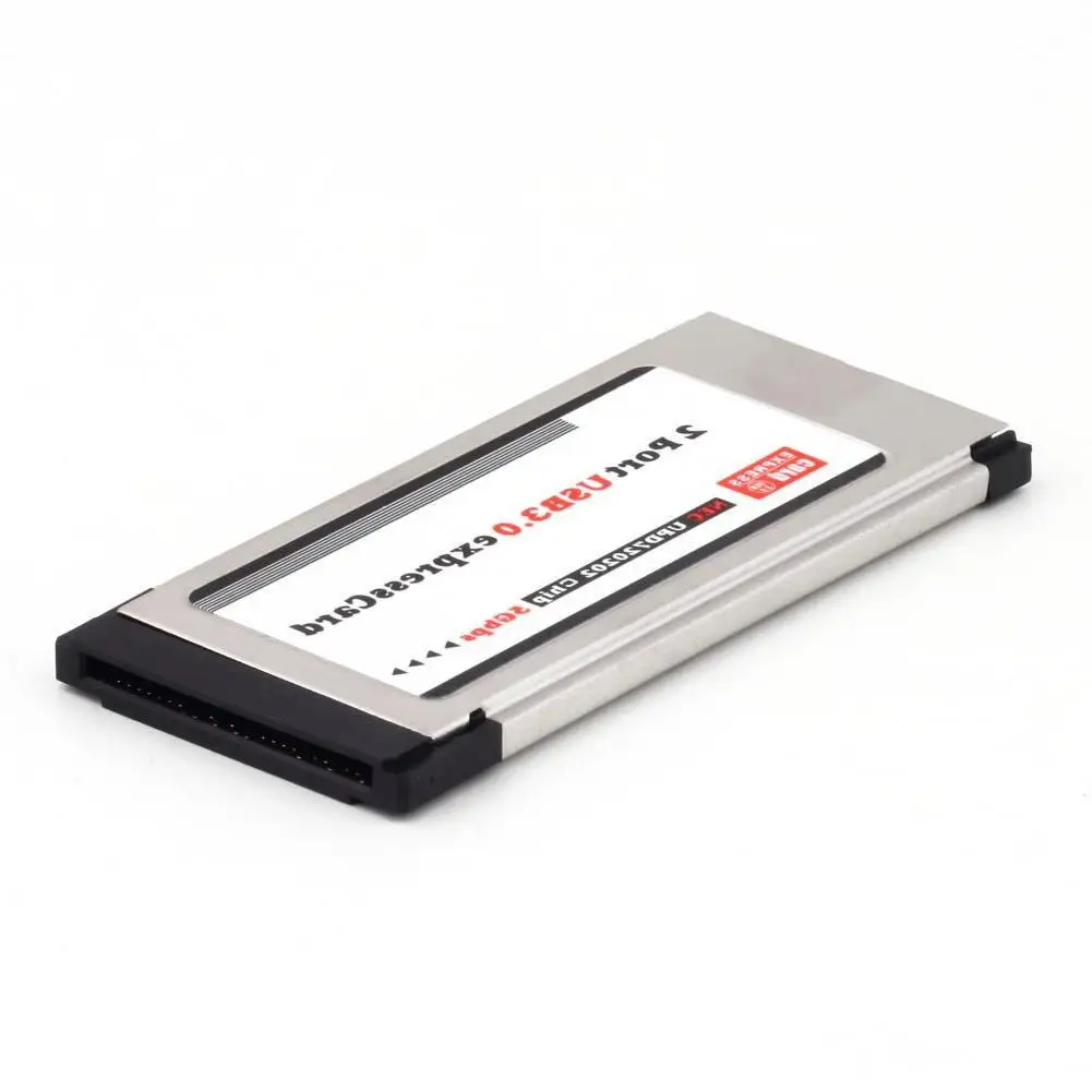 High Full Speed Express Card Expresscard to USB 3.0 2 Port Adapter 34 mm Converter |