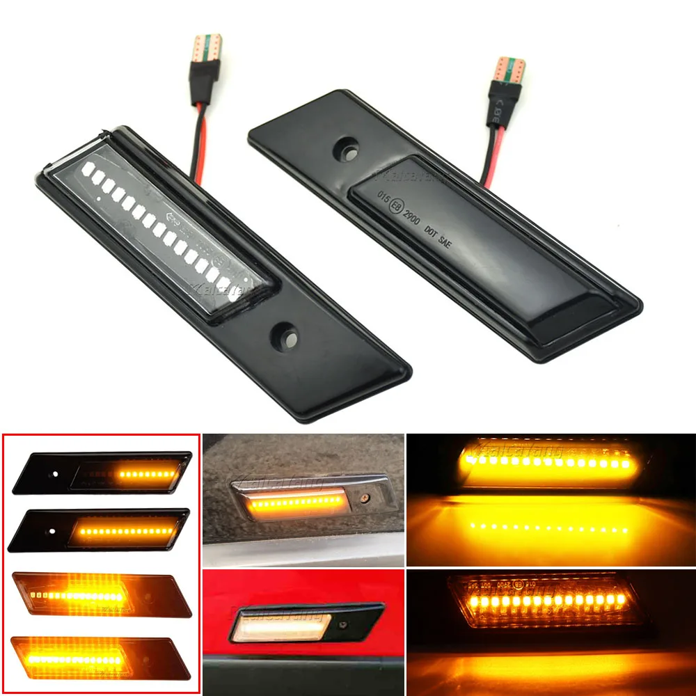 

2 шт. Динамический указатель поворота для BMW 3 5 7 серии E32 E34 E36 1990-1996