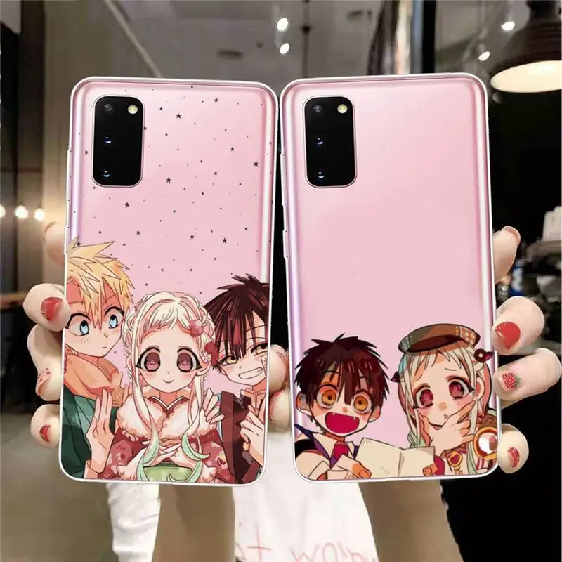 

Anime Hanako Kun Yugi phone cases Transparent For Samsung Galaxy S Note 8 9 11 20 10 Pro E LITE P Plus A81