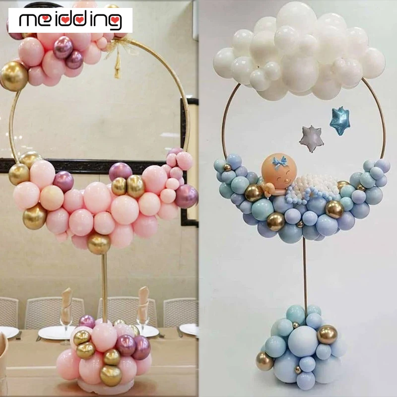 Круглый воздушный шар подставка пластиковая трубка сборка круг баллоны