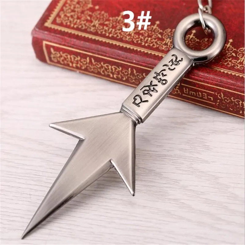 Брелок с символикой Наруто Sasuke Uchiha Kunai Оружие Меч копье брелок фигурка для мужчин