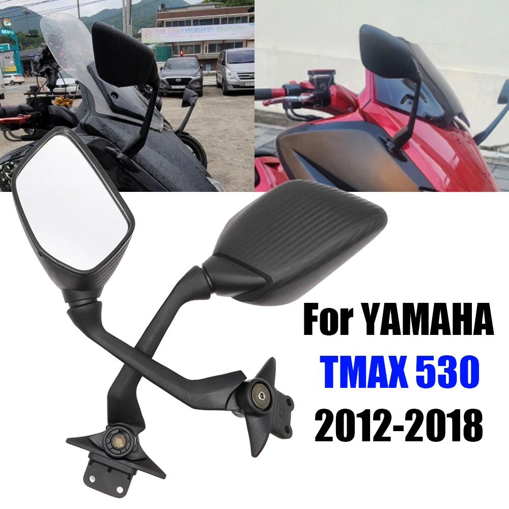 

Motorcycle Rearview Mirror Side Mirrors Rear View Mirror For Yamaha TMAX 530 T MAX 530 TMAX530 T MAX530 2012-2018 15 Accessories