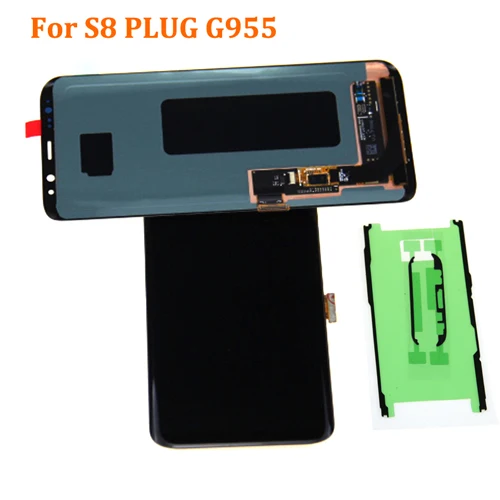 S8 Plus No frame Для SAMSUNG Galaxy S8 G950 G950F ЖК-дисплей сенсорный экран дигитайзер Замена для SAMSUNG S8 Plus G955 G955F ЖК-дисплей с рамкой - Цвет: S8 Plus No frame