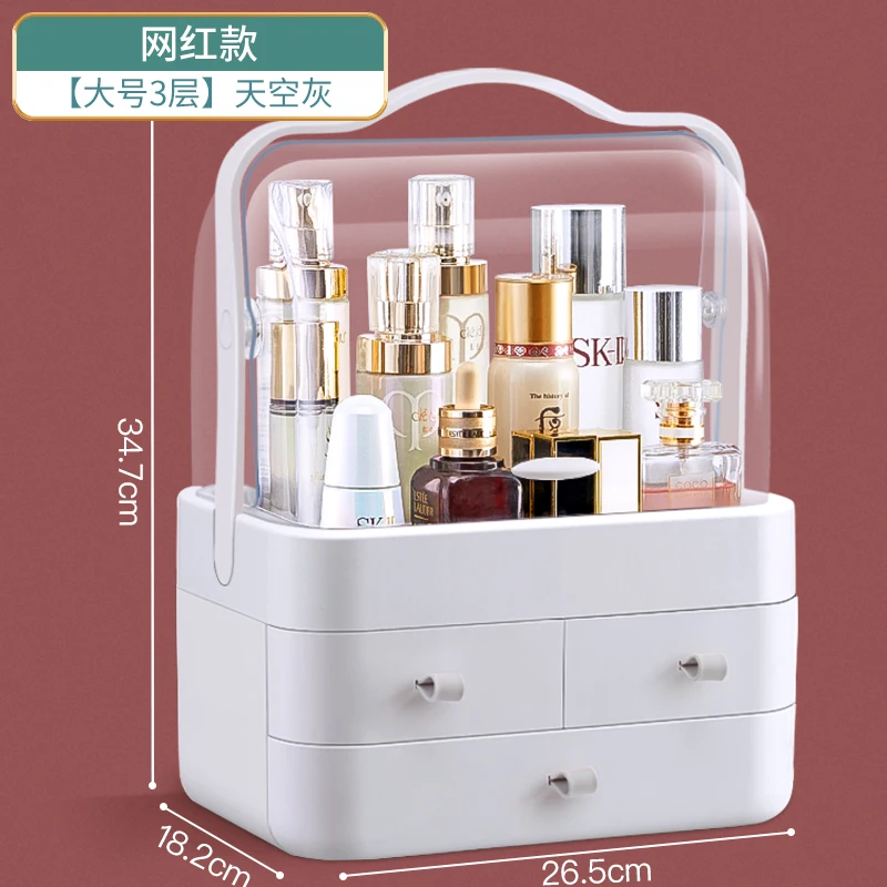 

Transparent Portable Storage Box Drawer Make Up Storage Box Make Up Brush Storage Box Bolsa Feminina Storage Organizer
