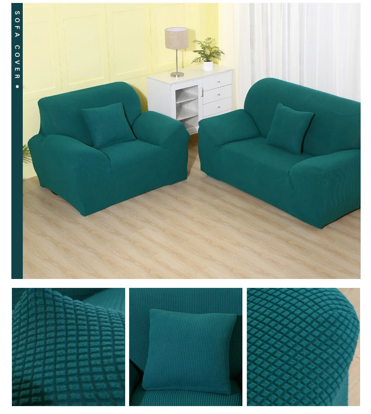 Эластичный чехол для дивана домашний декор Fundas Sofa Slipover высокое качество Бархатные чехлы для диванов для гостиной твердый секционный чехол для дивана