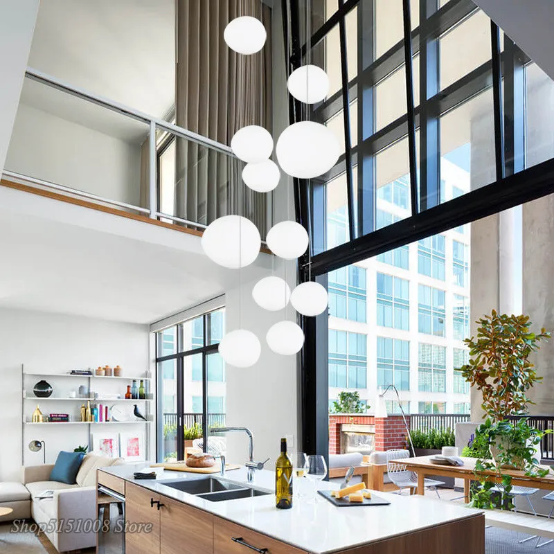 Современный стеклянный подвесной светильник Италия Foscarini Gregg светодиодная