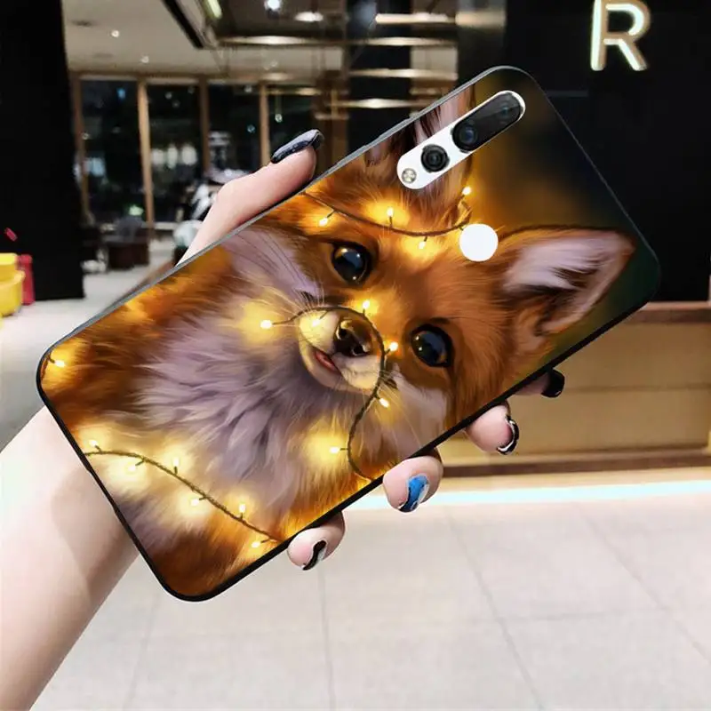 Чехол для телефона с изображением животного лисы собаки пуделя doge Huawei Honor 30 20 10 9 8
