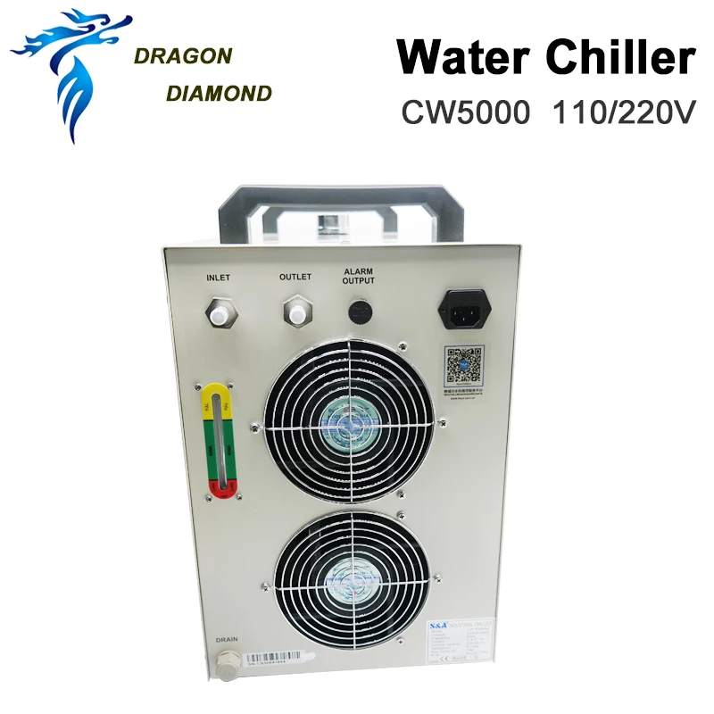 Запасные части для лазерного станка CO2 S & A CW5000 промышленный водяной охладитель co2