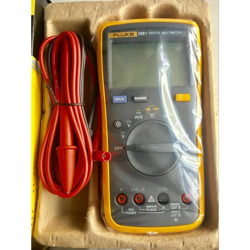 Fluke 15B + / 17B 18B 12E цифровой мультиметр DMM AC DC R C напряжение и Текущий тест