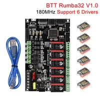 bigtreetech rumba32 v1 0 control board 32 bit 180mhz support 6 driver tmc2209 tmc2208 tmc5160 3d printer parts vs mks rumba32