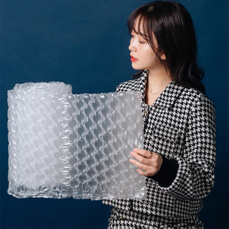 

300M Buffer Air Cushion Film Roll Wrapping Roll Shock-Proof Plastic Wrap package Air Bubble Cushion Film Wrap Packing Material