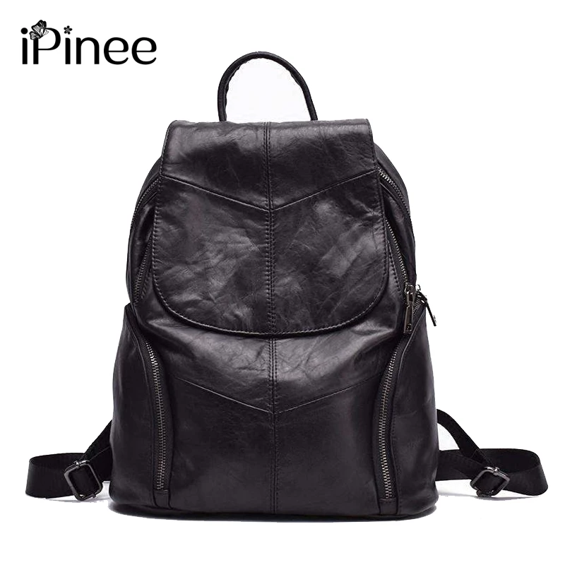 Лидер продаж рюкзак iPinee из натуральной воловьей кожи модная дизайнерская