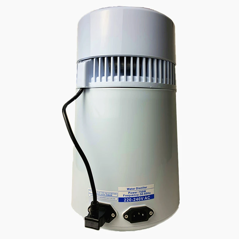 Нержавеющая сталь 750W 4L чистый дистиллятор воды очиститель контейнер фильтр для