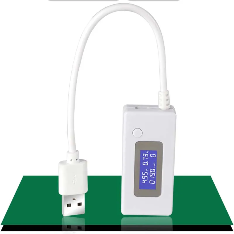 Лучший USB детектор постоянного тока 3 7 в с ЖК дисплеем вольтметр амперметр тестер