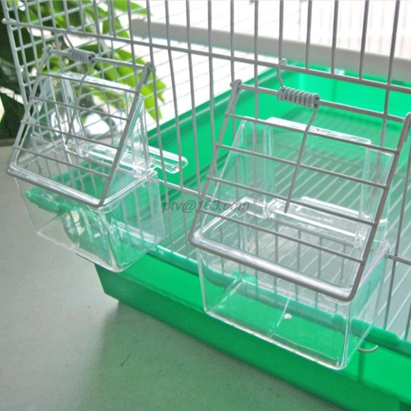 Прозрачная пластиковая чаша для пищевых продуктов в виде попугаев компании