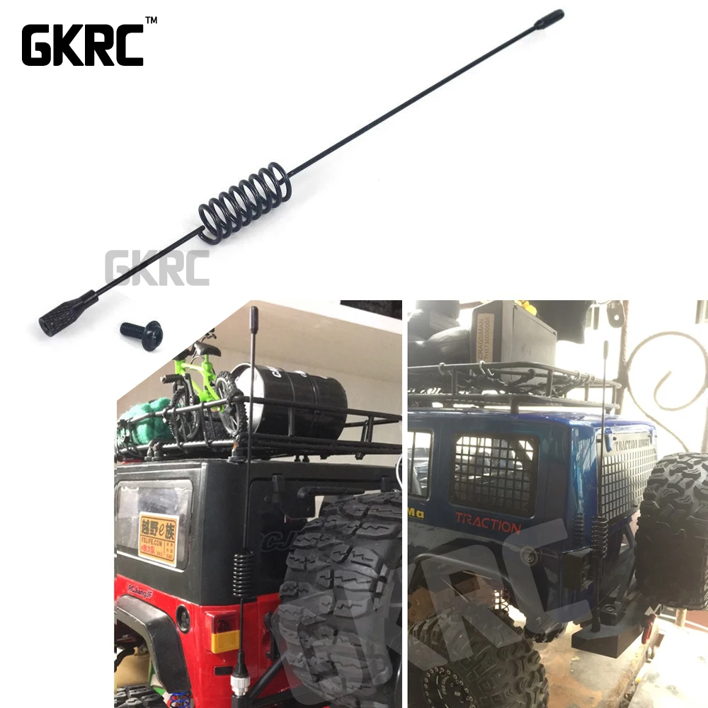 197 мм Rc Автомобильная металлическая декоративная антенна для 1:10 Гусеничный