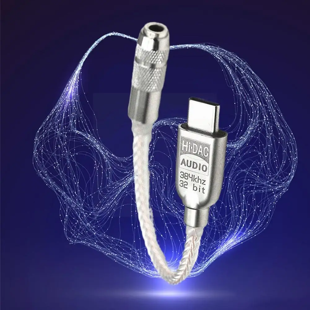 

Alc5686 Hifi Usb Type C To 3.5mm Dac Earphone Amplifie Cable Decoder Digital Converter Hifi Audio Aux Adapter Android U8s9