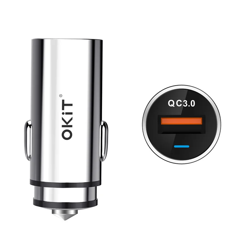 Быстрая зарядка 3 0 USB Автомобильное зарядное устройство адаптер питания