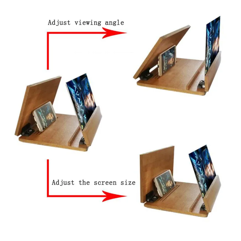 3D мобильный телефон экран увеличительное стекло Защита от излучения защита глаз