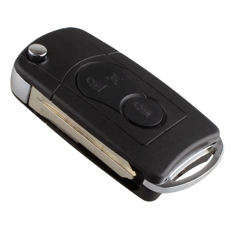 Складной автомобильный чехол для ключей Yetaha с 2 кнопками и дистанционным